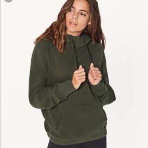 Green lululemon hoodie